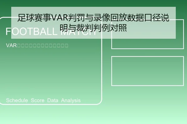 足球赛事VAR判罚与录像回放数据口径说明与裁判判例对照